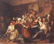 William Hogarth A Rake-s Progress,Tavern Scene china oil painting reproduction